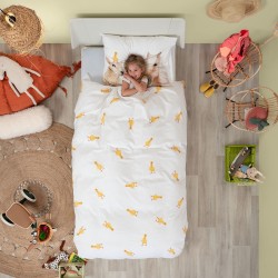 Snurk Kinderbettwäsche Garnitur Farm Friends 160x210+65x100 cm