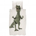 Snurk Kinderbettwäsche Dino 160x210+65x100 cm
