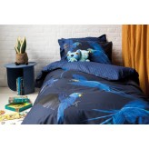 Snurk Bettwäsche Garnitur BLUE PARROT160x210+65x100 cm