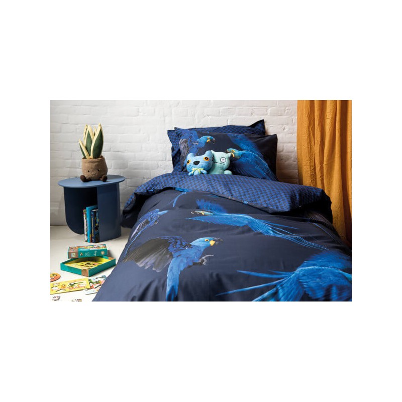 Snurk Bettwäsche Garnitur BLUE PARROT160x210+65x100 cm