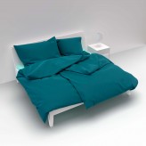 Lotus Bettwäsche Satin UNI Pazifik