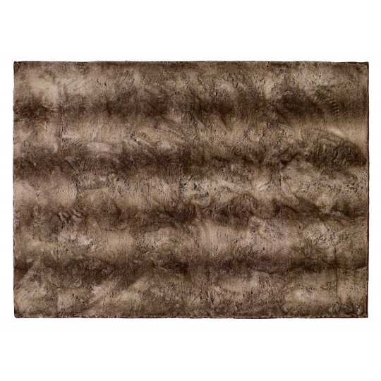 Winter Home Fellimitat Teppich Yukonwolf ca. 70x150 cm Braun